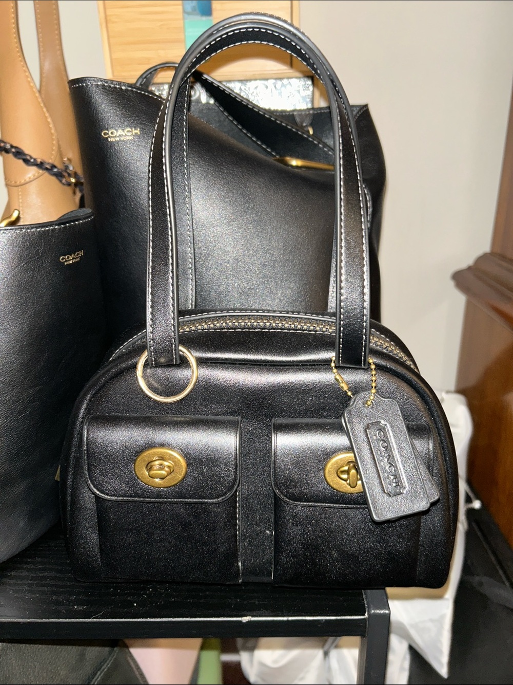 Coach Twin Turnlock 20, NWT!